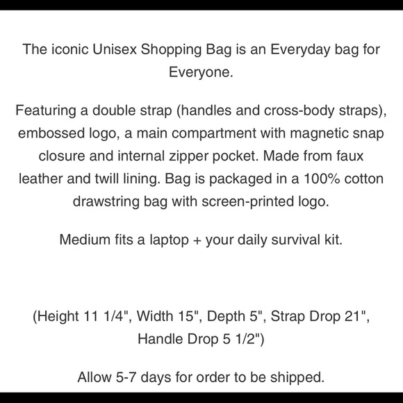 Telfar Medium Pool Blue Bag A ( Restock) 100% Authentic. - Picture 6 of 7